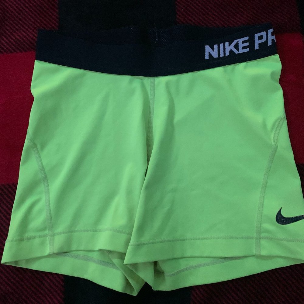 neon yellow nike pros
